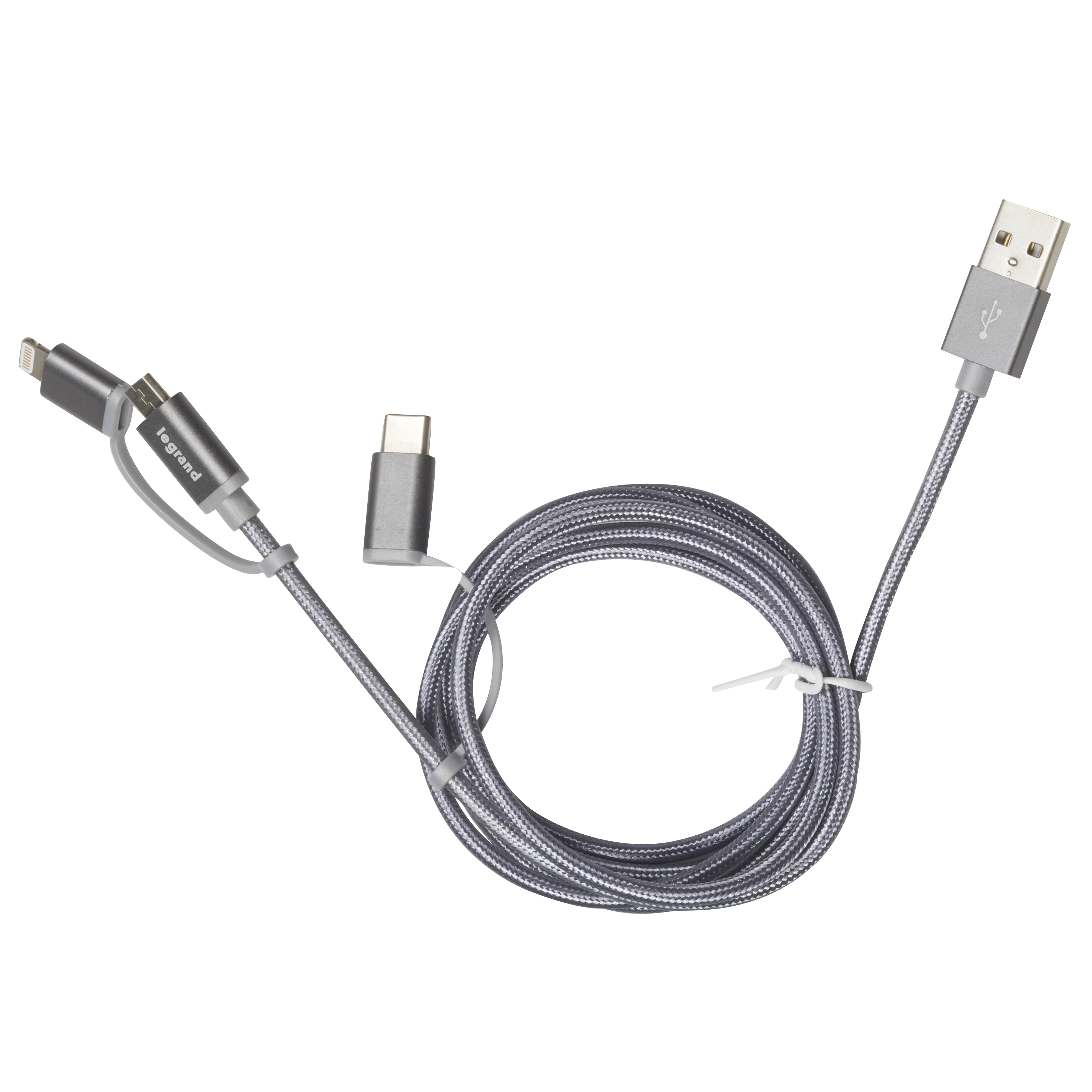 KABL 3U1 MICROUSB/USBC/LIGHT