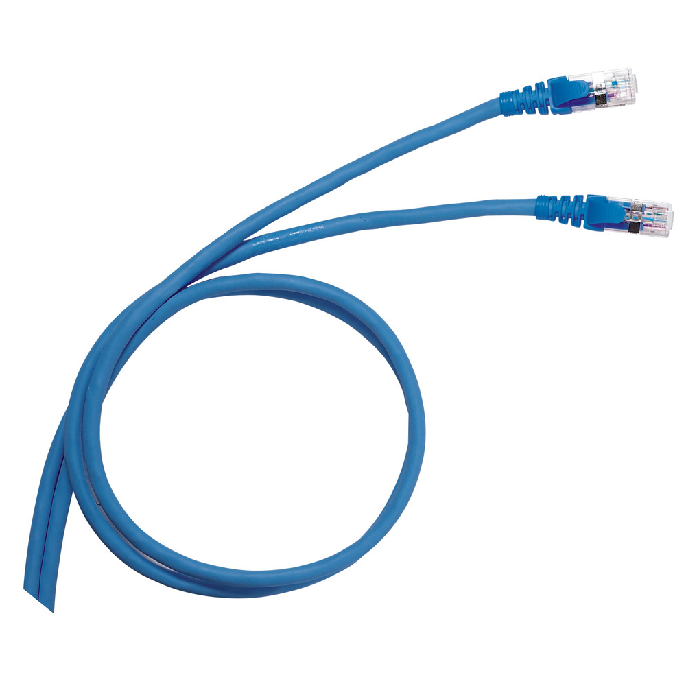 VDI: kabl, L=1.0m; RJ 45 + RJ 45, kat. 6, 100 Oma, bez ekrana, FTP