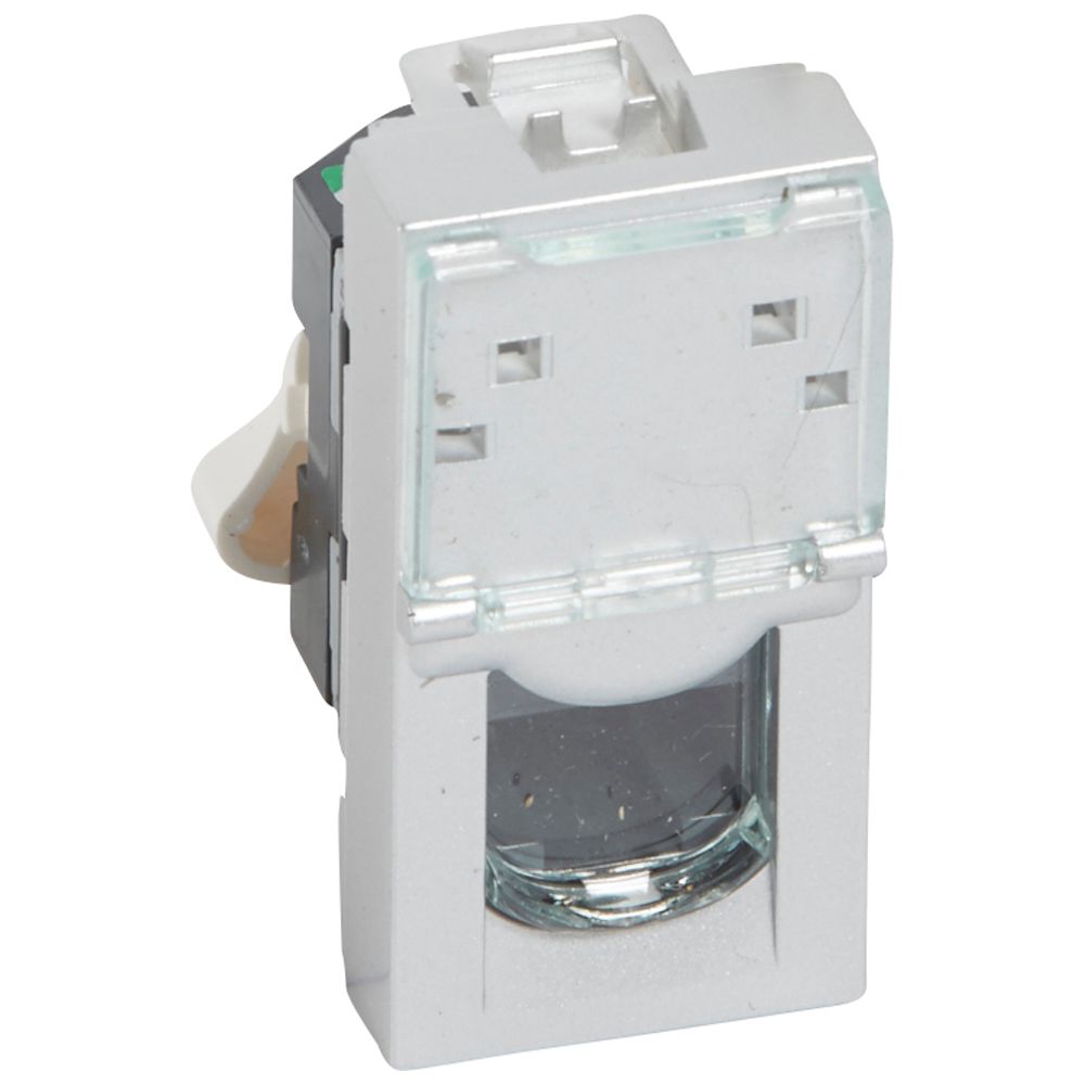 Mosaic: racunarska uticnica RJ45 kat5e UTP, 1M, LCS2 sistem, aluminijum