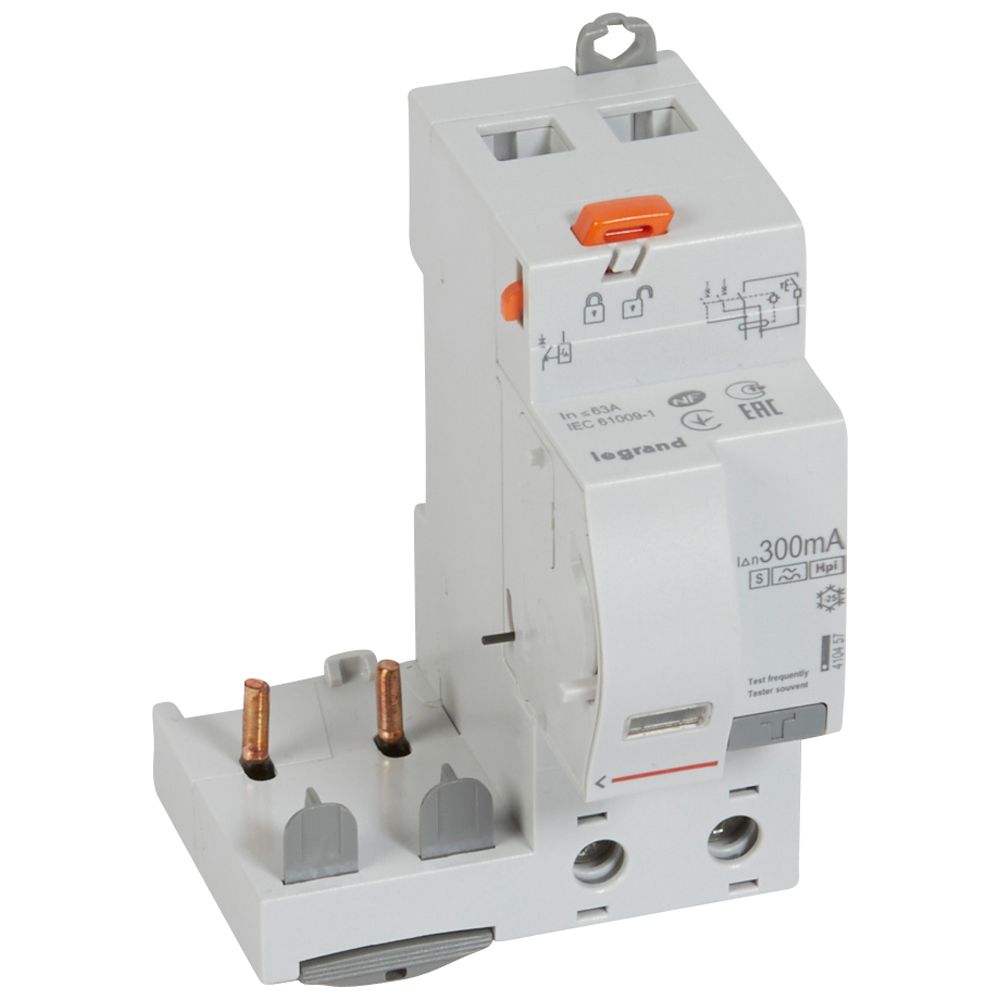 DX3 RCD 2P 63A HPI-S 300mA