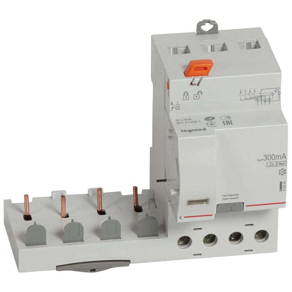 DX3 RCD 4P 40A HPI 300mA