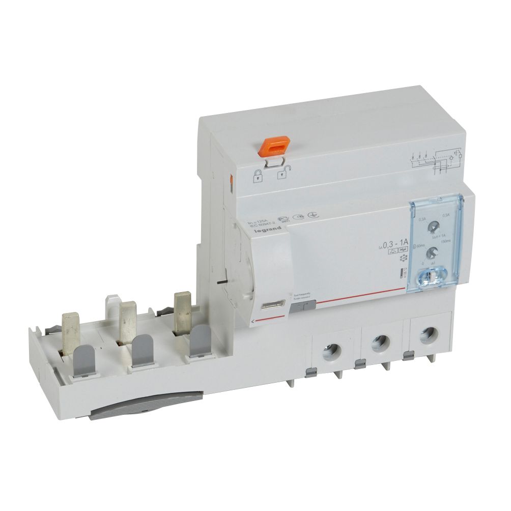 DX3 RCD 3P 125A HPI ADJUSTABLE