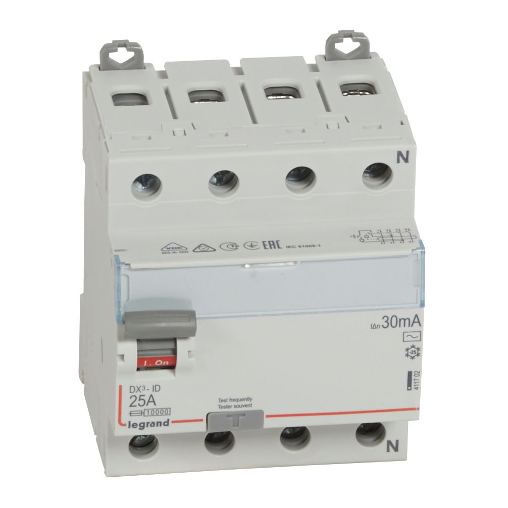 DX3-ID 4PD 25A AC 30mA  