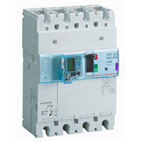 DPX3: kompakt prekidac 250A, 4P, F, FC, In=40A, Un=380/415V (Icu=50kA, Ics=100%Icu), elektronska zastitna jedinica (In=40A, Ir=0.4-1In, Isd=1.5...10In, Tr=3…15s, Tsd=0…0.5s, LCD), sa modulom diferencijalne zastite sa LCD (podešavanje osetljivosti: 0.03-0.3-1-3–3A, podešavanje vremena kašnjenja: 0-0.3-1-3s)