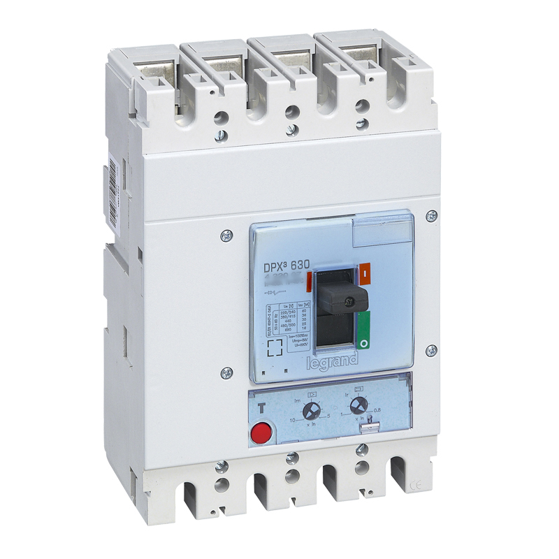 DPX3: kompakt prekidac 630A, 4P, F, FC, In=320A, Un=380/415V (Icu=36kA, Ics=100%Icu), termomagnetna zastitna jedinica (In=320A, Ir=0.8-1In, Im=5...10In)