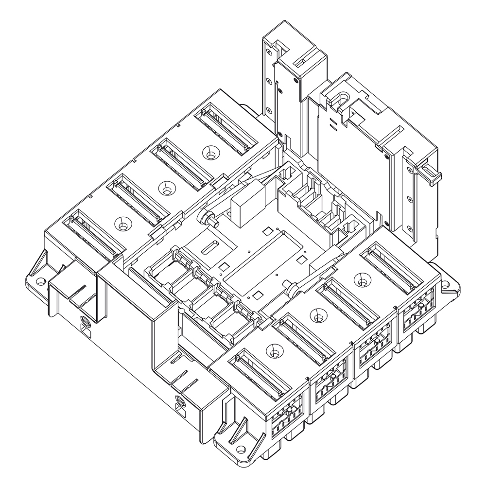 DPX3 1600-DRAW-OUT REAR TER 4P