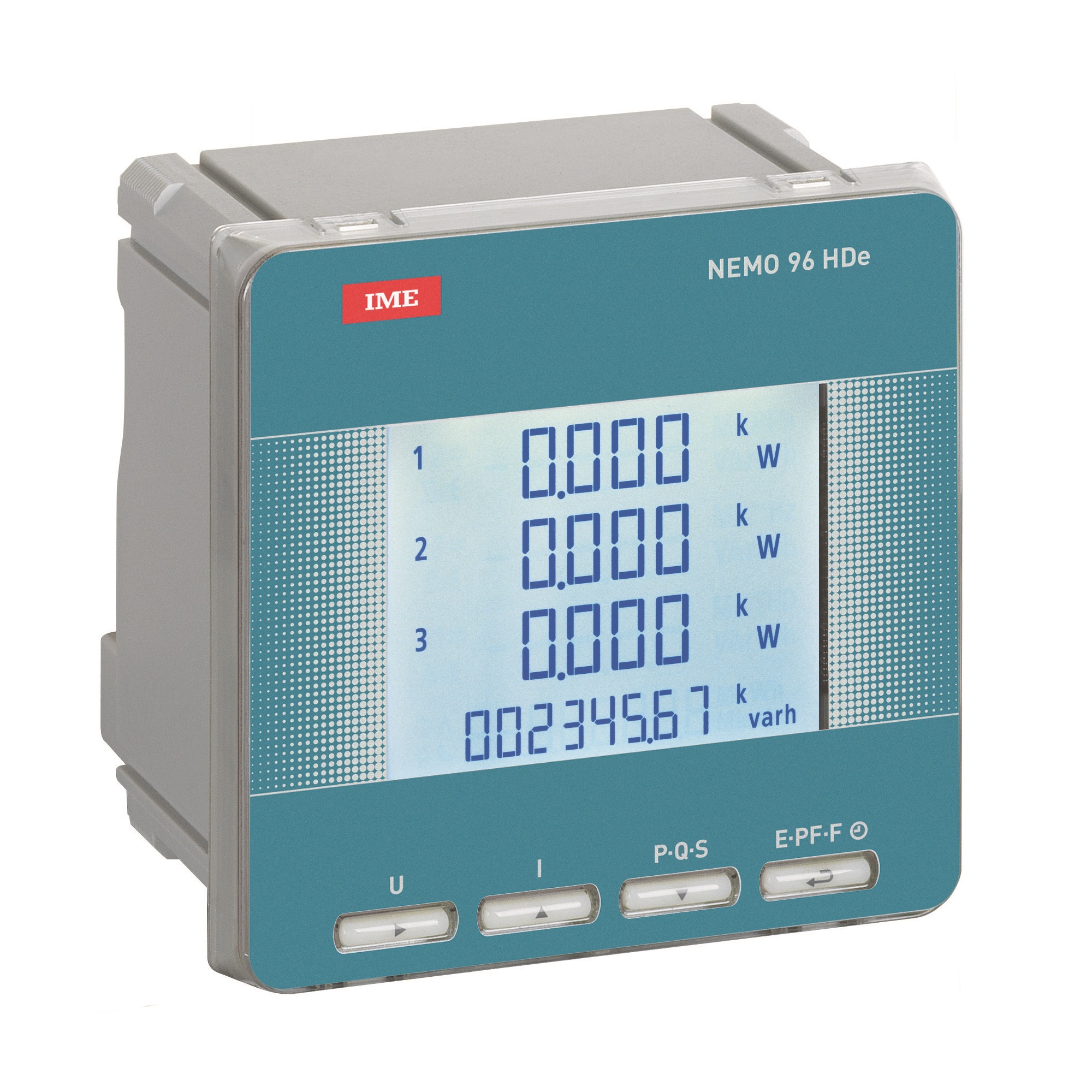 NEMO 96 HDe: digitalni multimetar sa komunikacionim portom MODBUS RS485, 1IO, analiza do 25-og harmonika, klasa 1, 96x96mm