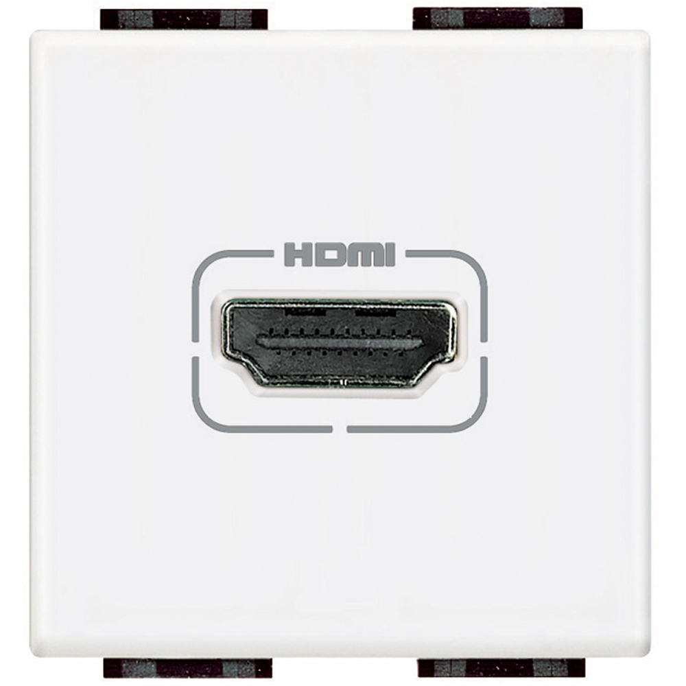 Living Light: HDMI uticnica 2M, sa prefabrikovanim konektorom, bela