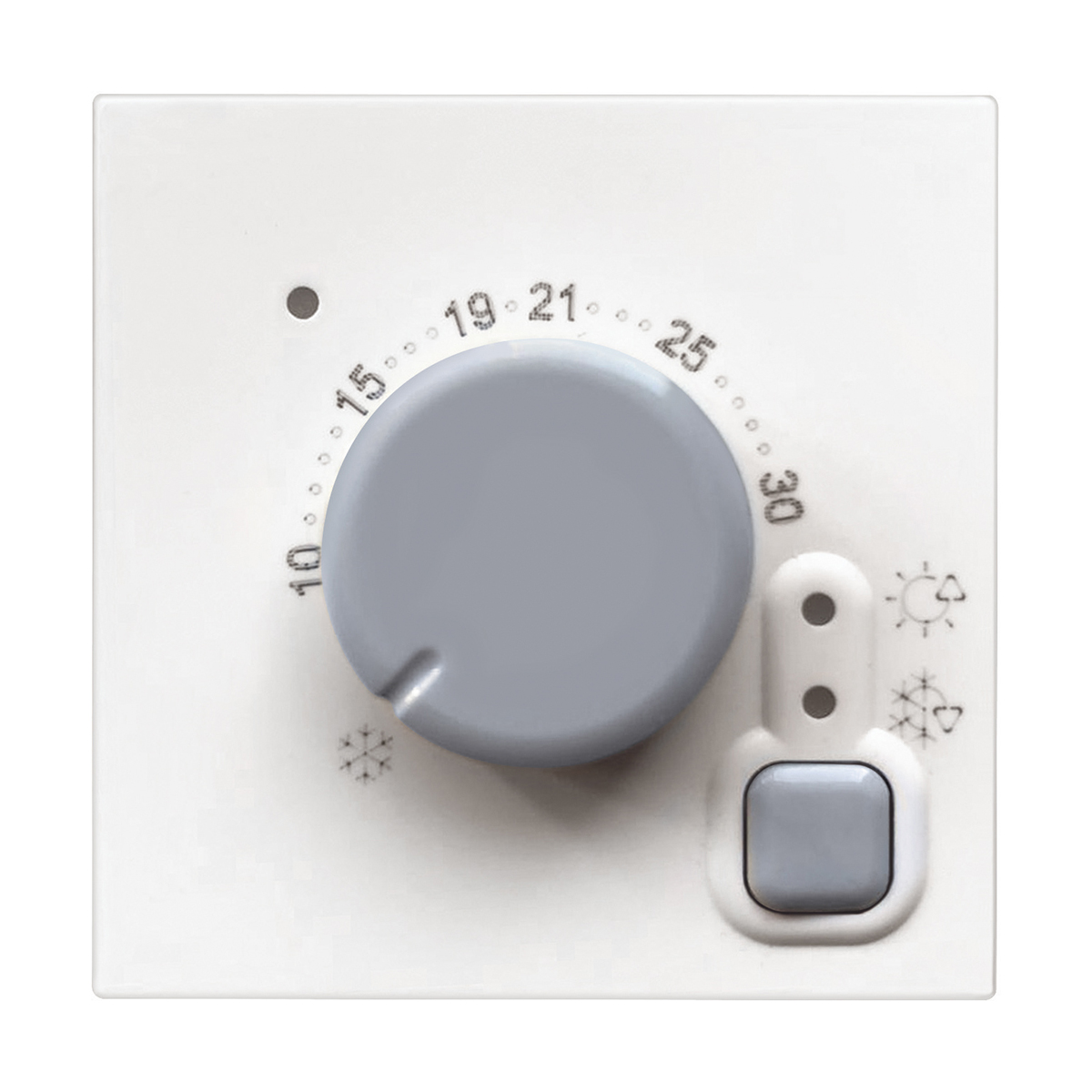 Classia: elektronski sobni termostat, NO/NC 2A, 2M, bela