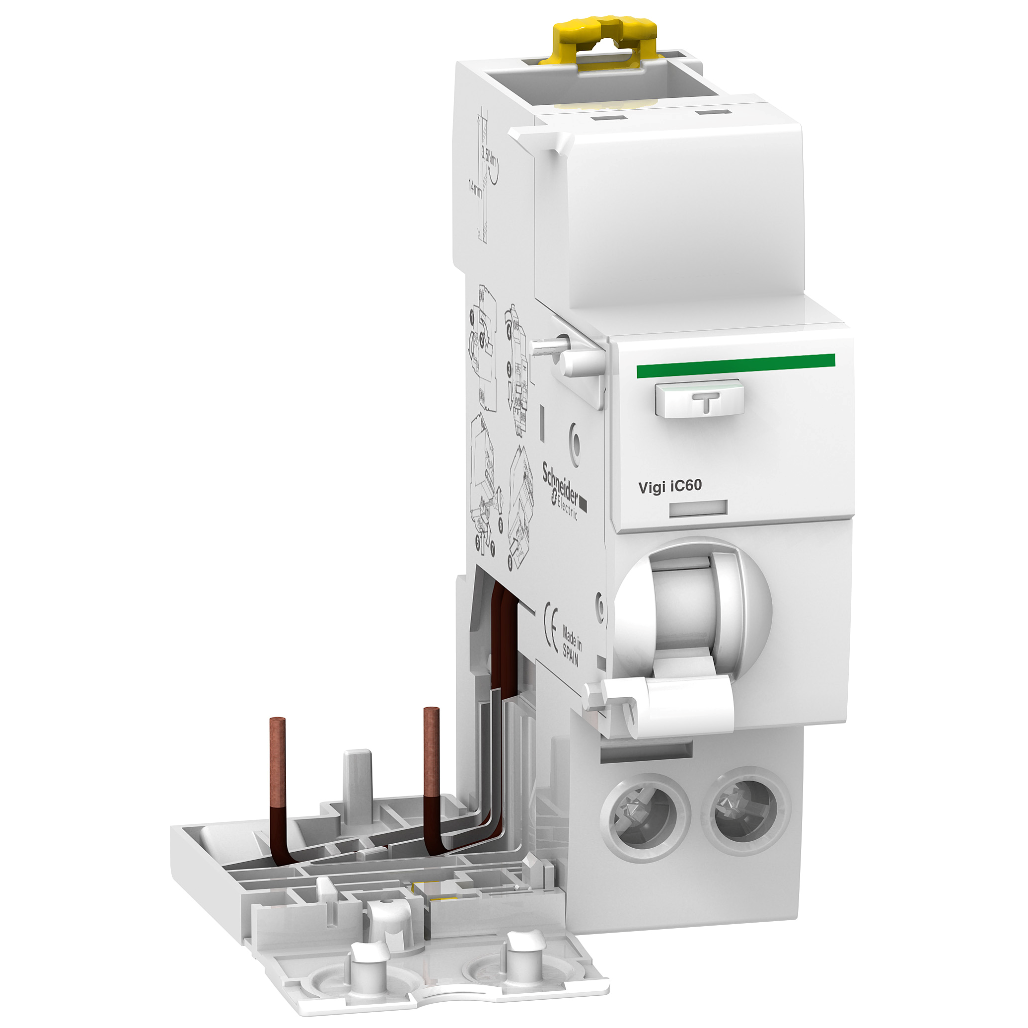 DIFERENCIJALNI ZAsTITNI MODUL Vigi iC60 2P 25A 10mA A-SI-type