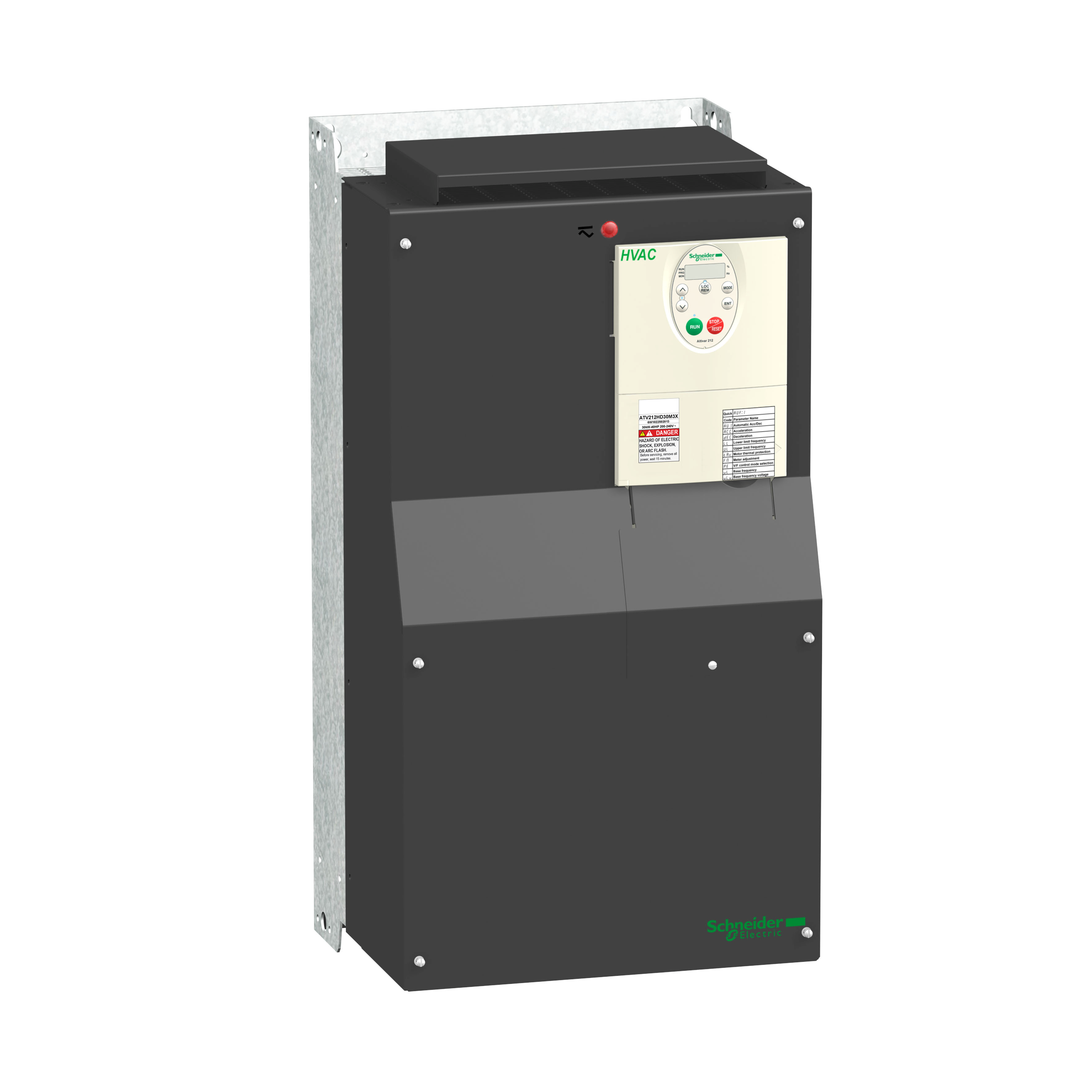 Altivar 212: frekventni regulator brzine trofaznih asinhronih motora (P=30kW), 3F, 380...480V AC, sa EMC filterom C2, IP21