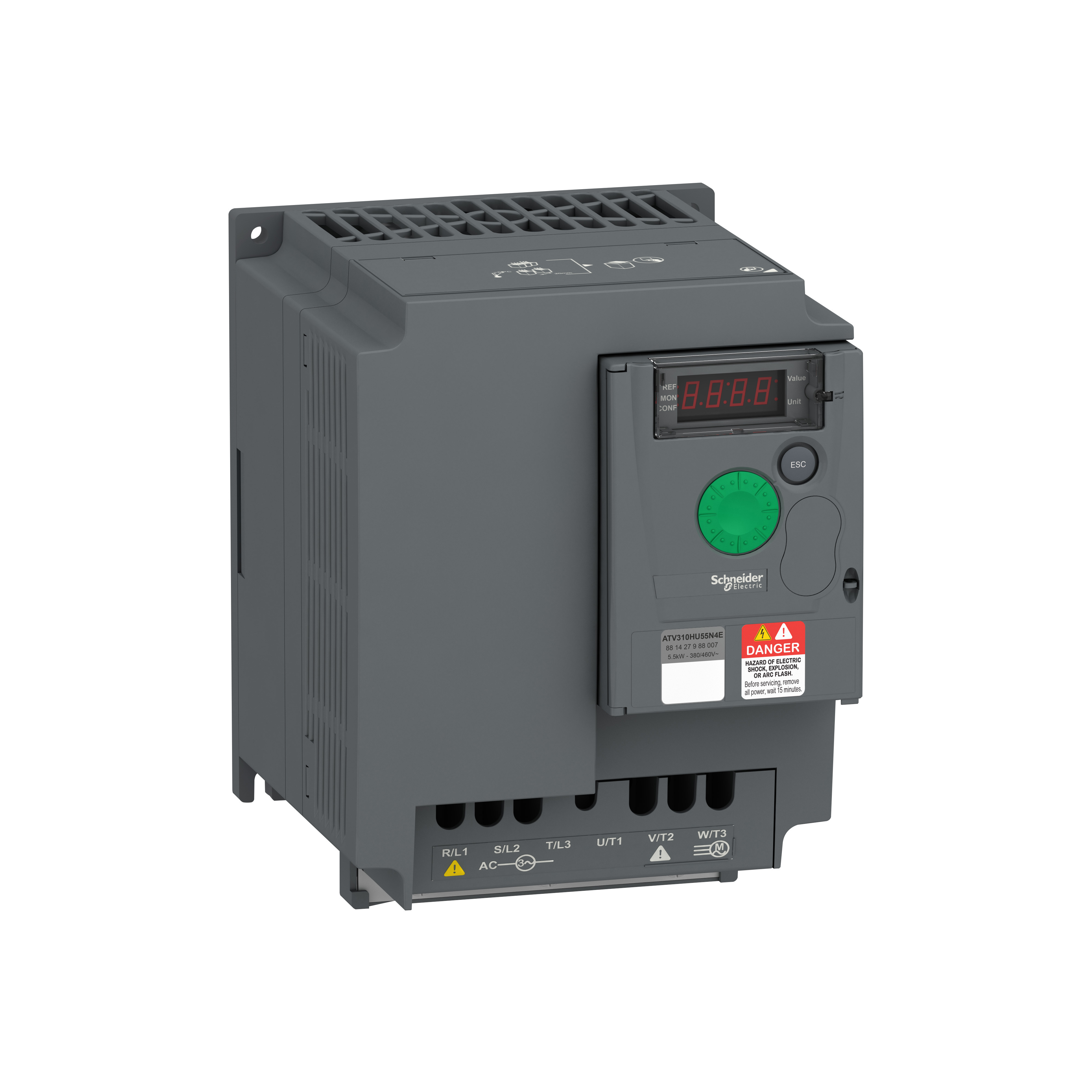 Easy Altivar 310: frekventni regulator brzine trofaznih asinhronih motora (P=5.5kW), 3F, 380...460V AC