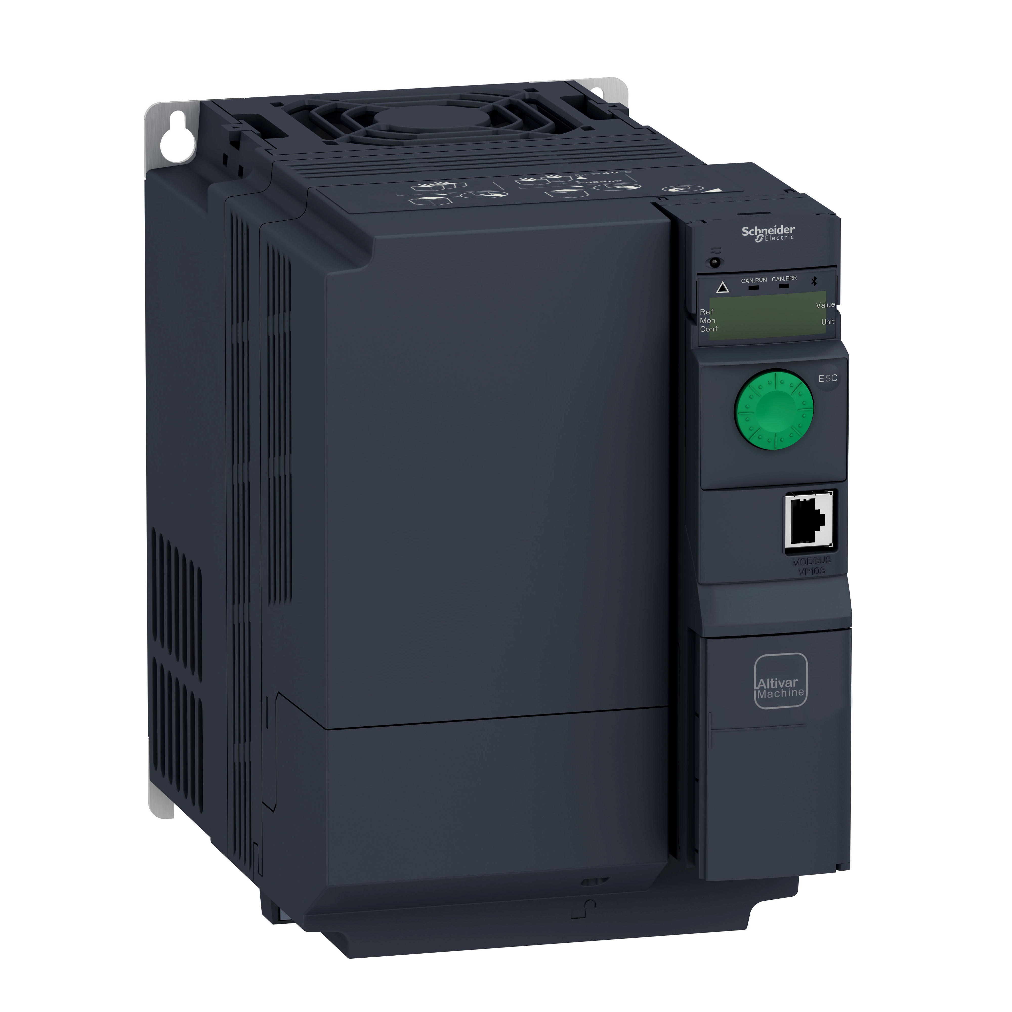 Altivar 320: frekventni regulator brzine trofaznih asinhronih motora (P=7.5kW), 3F, 380...500V AC, EMC filter klase C2, book, IP20