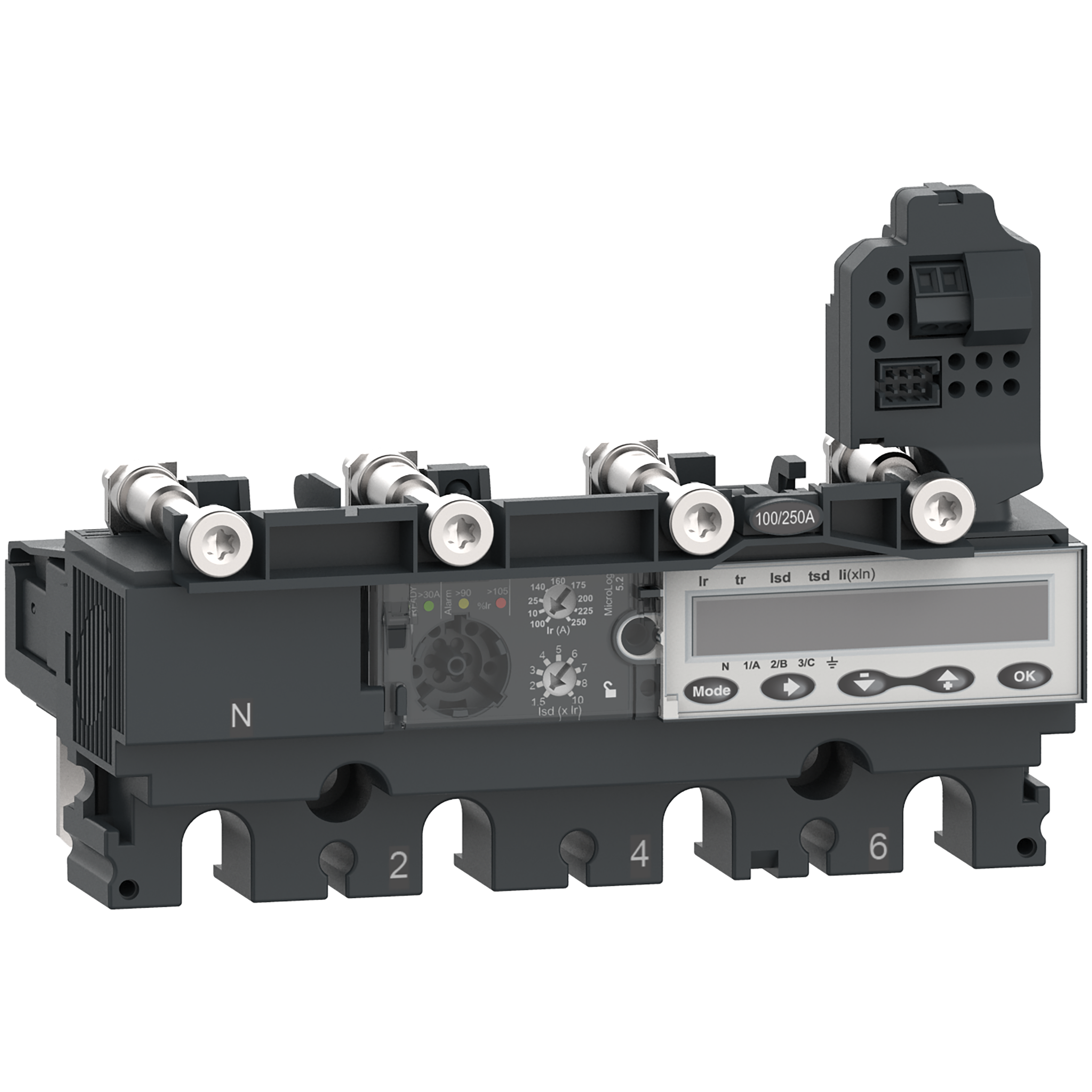 Elektronska zastitna jedinica Micrologic 5.2 E, 4P, za NSX100/160/250 (In=40A, Ir=18…40A, Isd=1.5-10Ir)