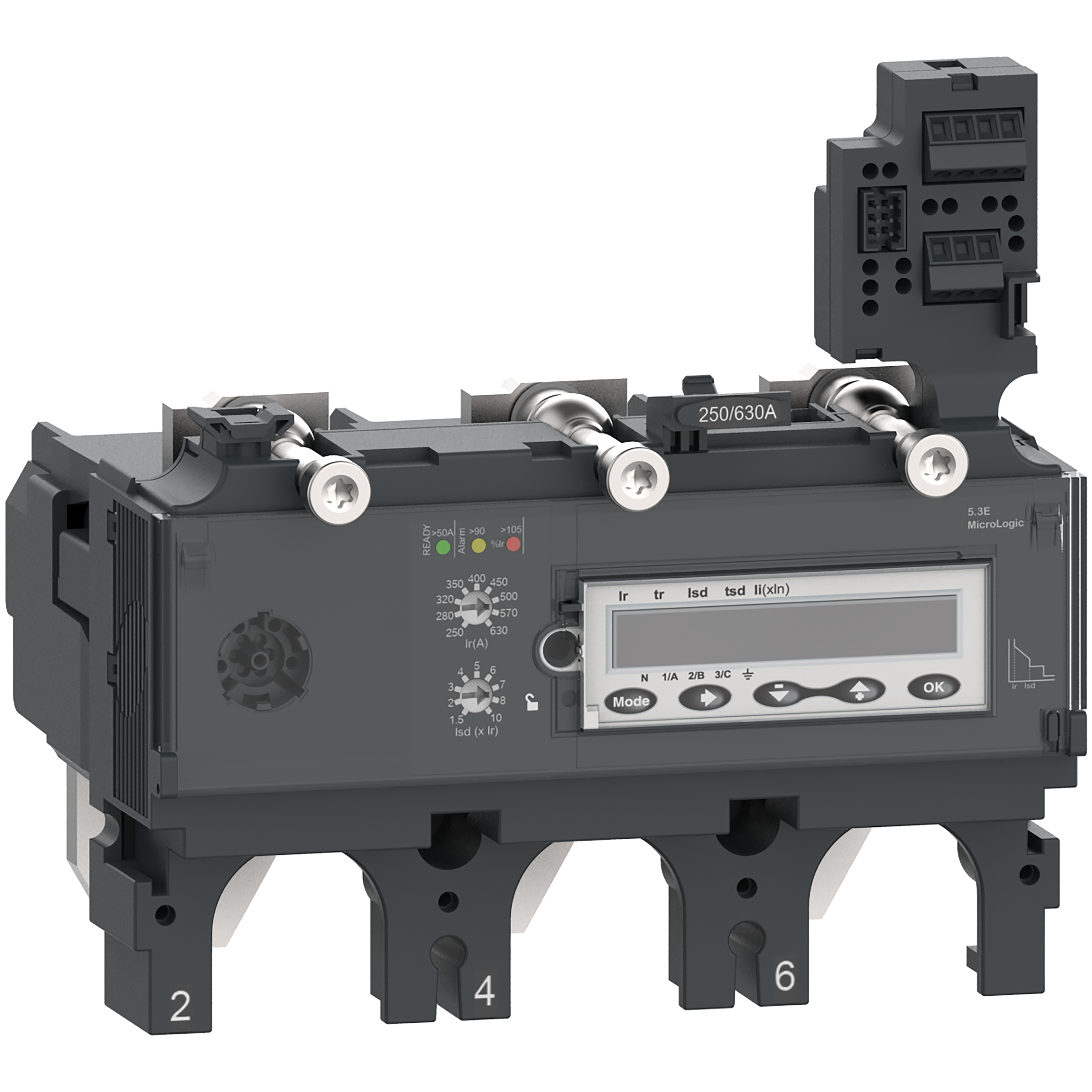 Elektronska zastitna jedinica Micrologic 5.3E, 3P, za NSX400/630 (In=400A, Ir=160...400A, Im=1.5-10Ir)