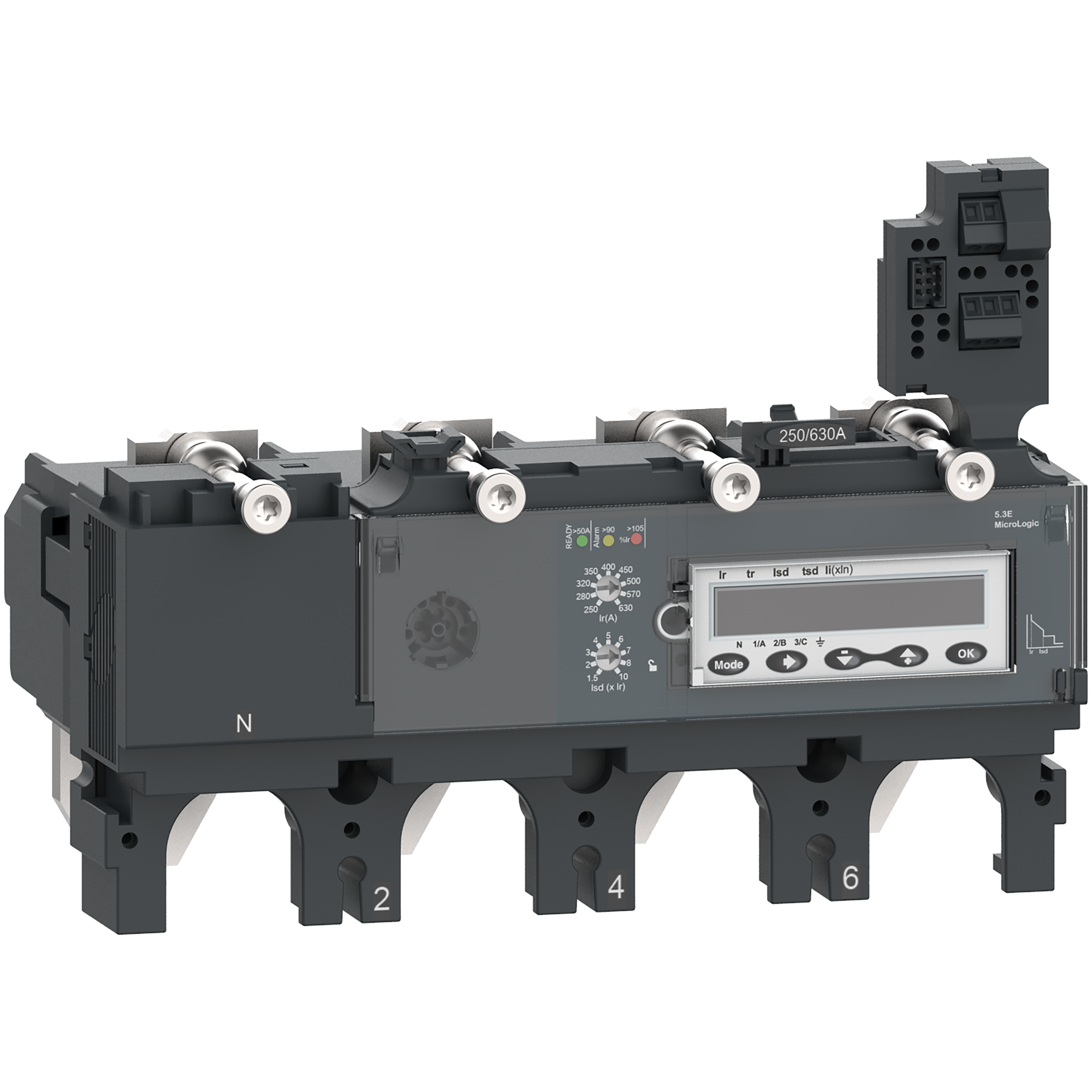 Elektronska zastitna jedinica Micrologic 5.3E, 4P, za NSX400/630 (In=400A, Ir=160...400A, Im=1.5-10Ir)