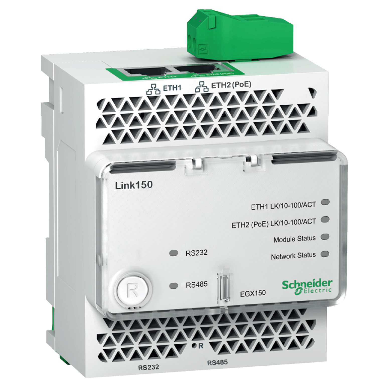 Link 150: Ethernet Gateway, TCP/IP, Modbus, PoE 24VDC, FTP, HTTP, RTU