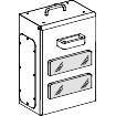 Canalis KS: otcepna kutija 160A, za modularnu opremu, 24M(18mm), 3P+N+PE, IP55