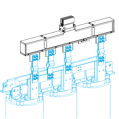 Canalis KTA: napojna jedinica za suvi transformator, 3L+N+PE, 3200A, N3