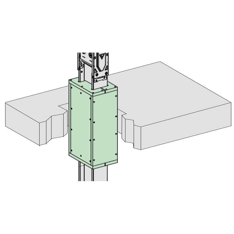 Canalis KTA: protivpozarna barijera, za KTA1000, L 650mm, H 104mm 