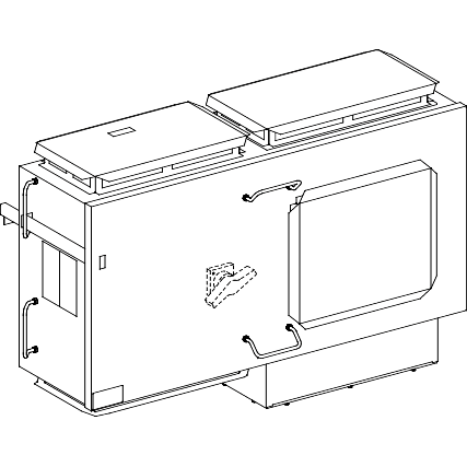 Canalis KT: Otcepna kutija 1250A - za Compact NS1250 3P+N+PE, montaza na zavrtanj, IP55