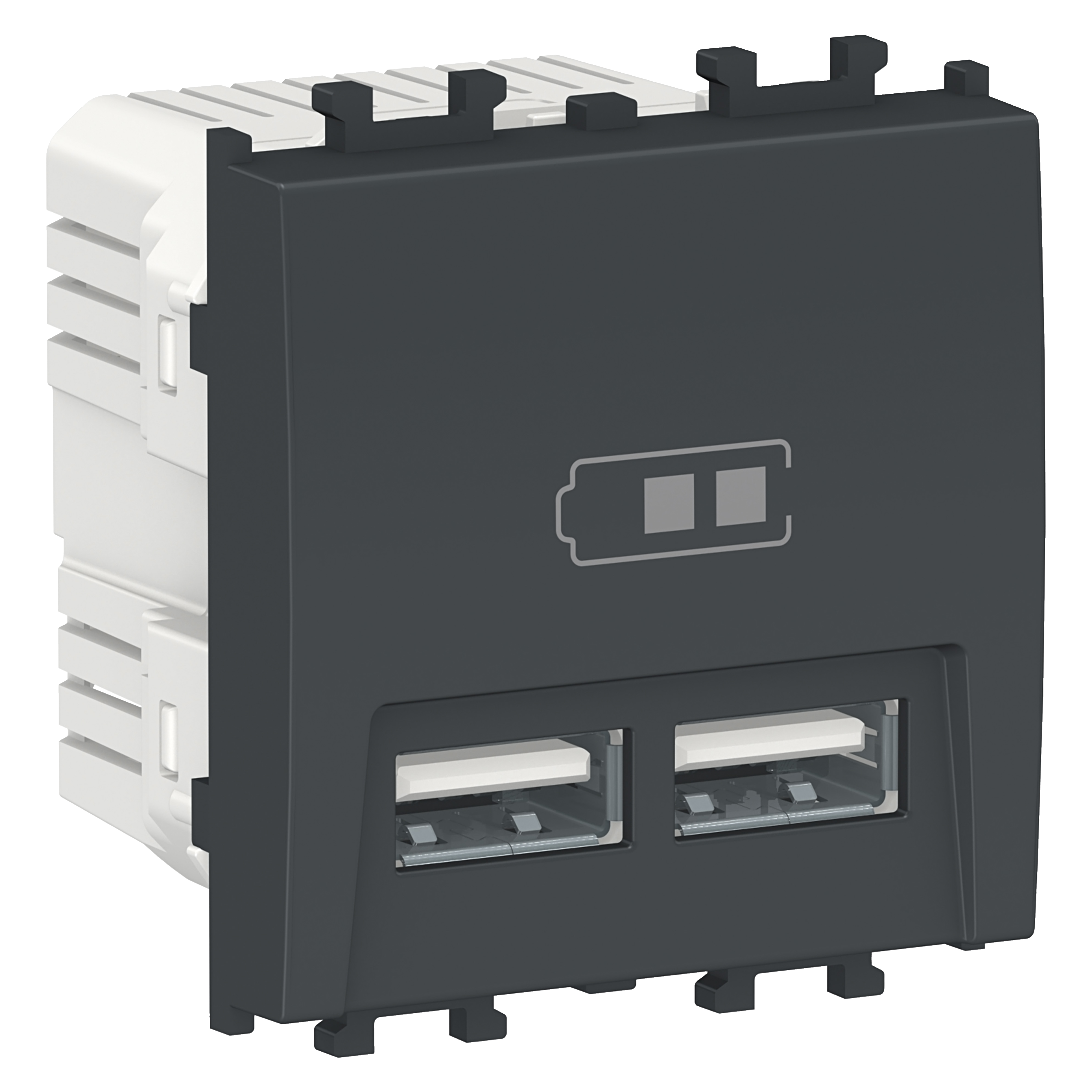 EasyStyl: 2xUSB punjac, izlazna struja 1x2100mA, 2x1050mA, 2M, crna