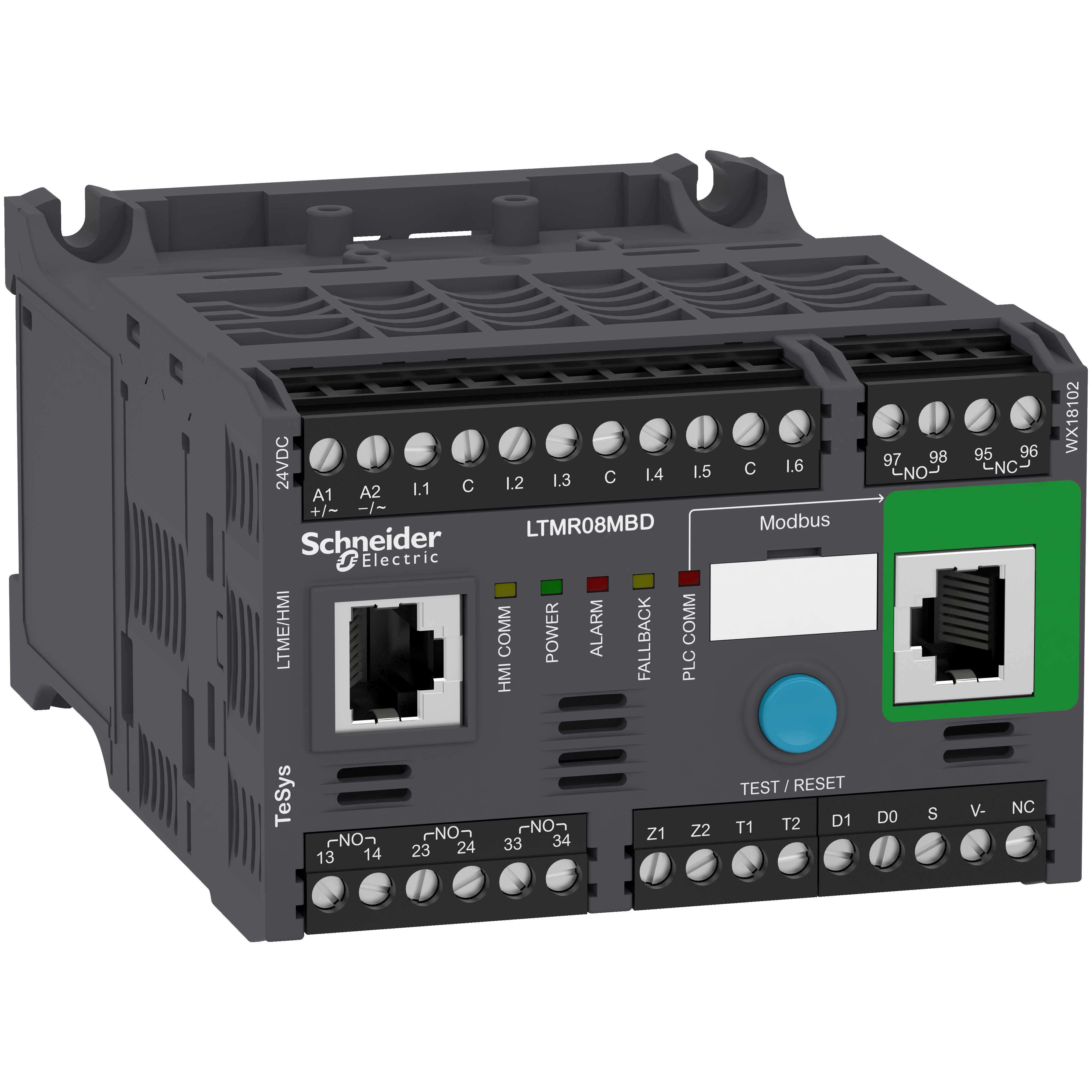 TeSys LTM: kontroler za Modbus, (0,4...8)A, 24V DC