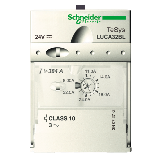 TeSys U: zastitna jedinica, 3F, standardna, cl. 10, (1,5kW/U<440V AC), 1,25…5A/24V DC