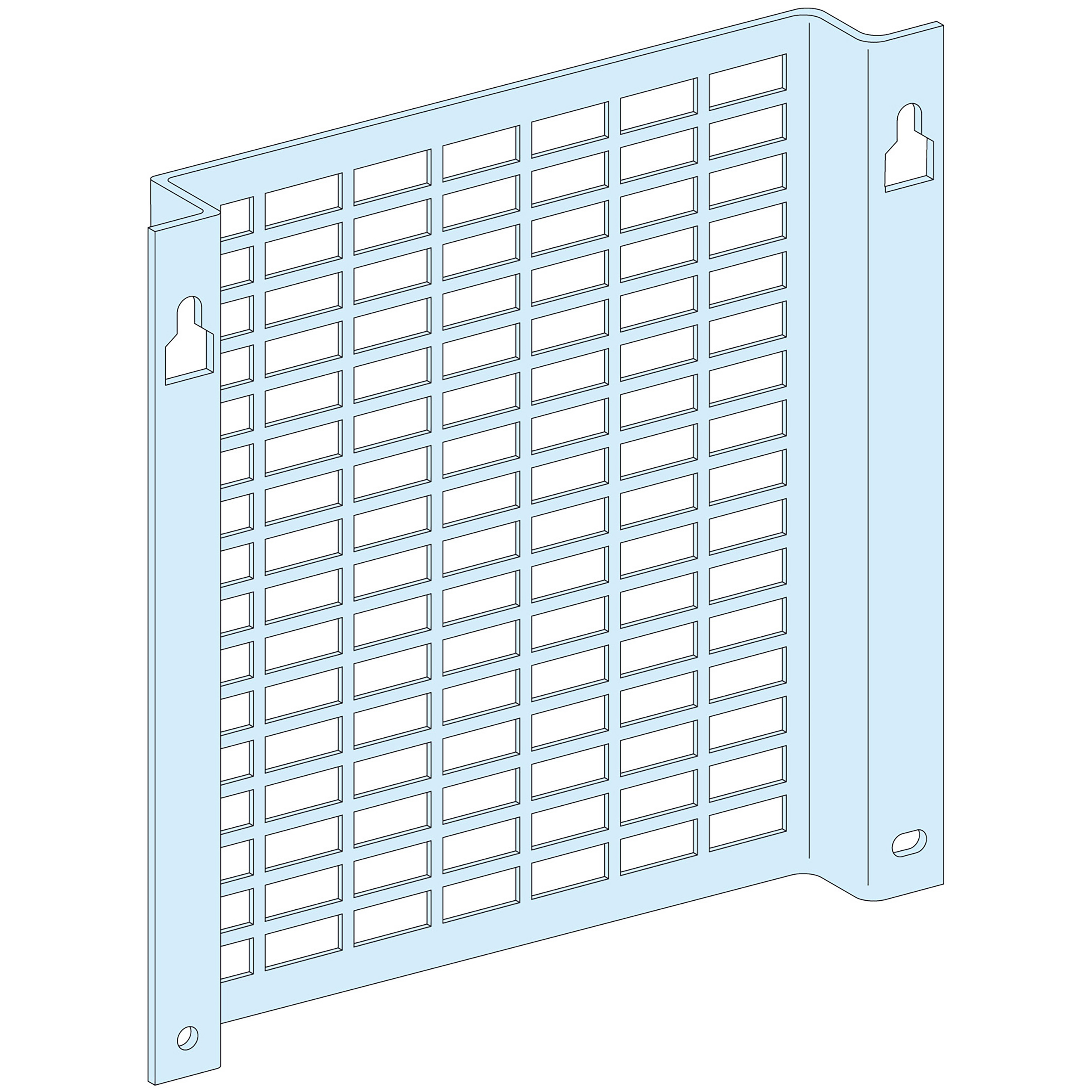 Prisma SeT G: upustena perforirana montazna ploca 450x450mm, 9 modula