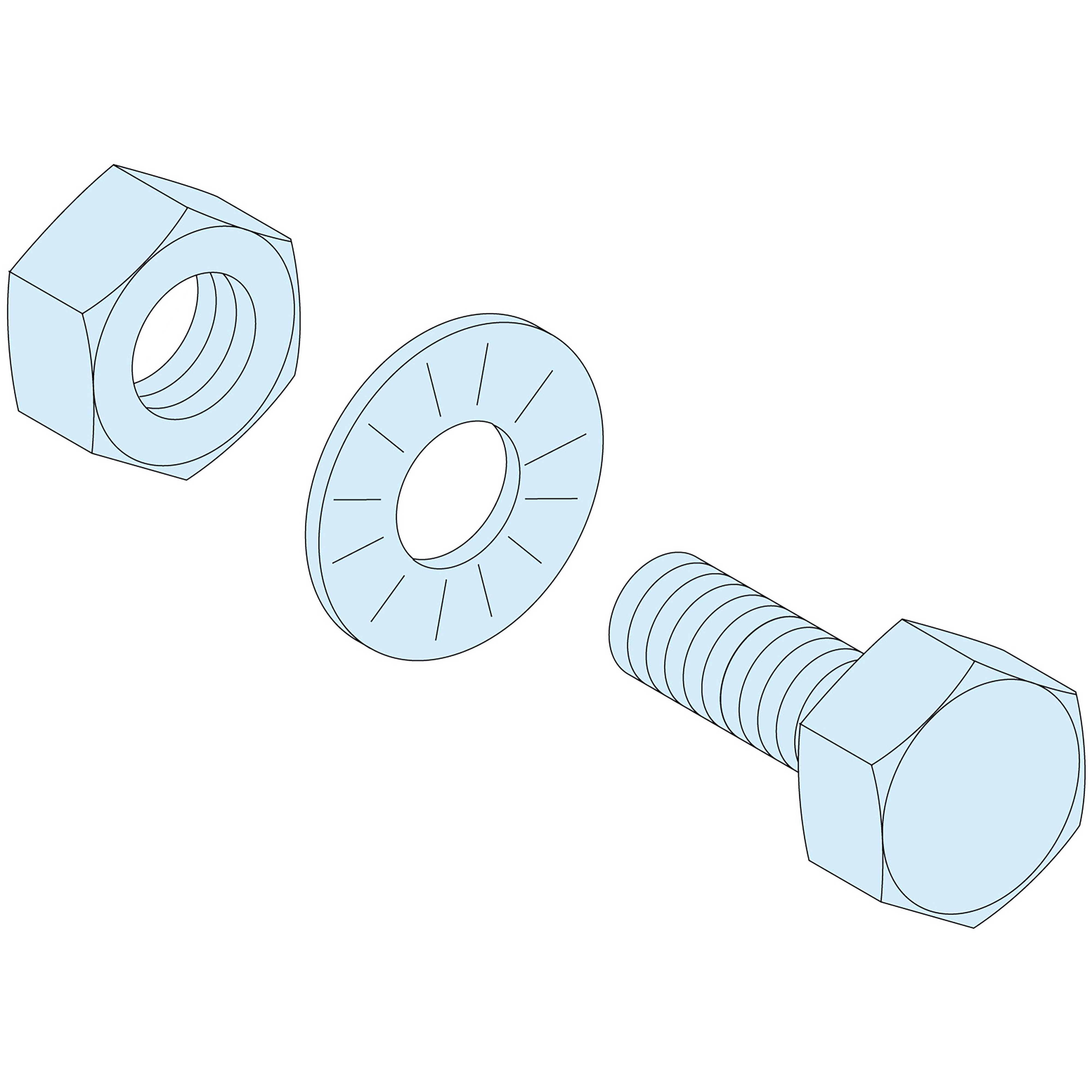 Linergy BW: set od 40 srafova M6x20