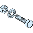 Linergy BS: set od 20 srafova M8, L=20mm (sraf+matica+dve kontakt podloske)