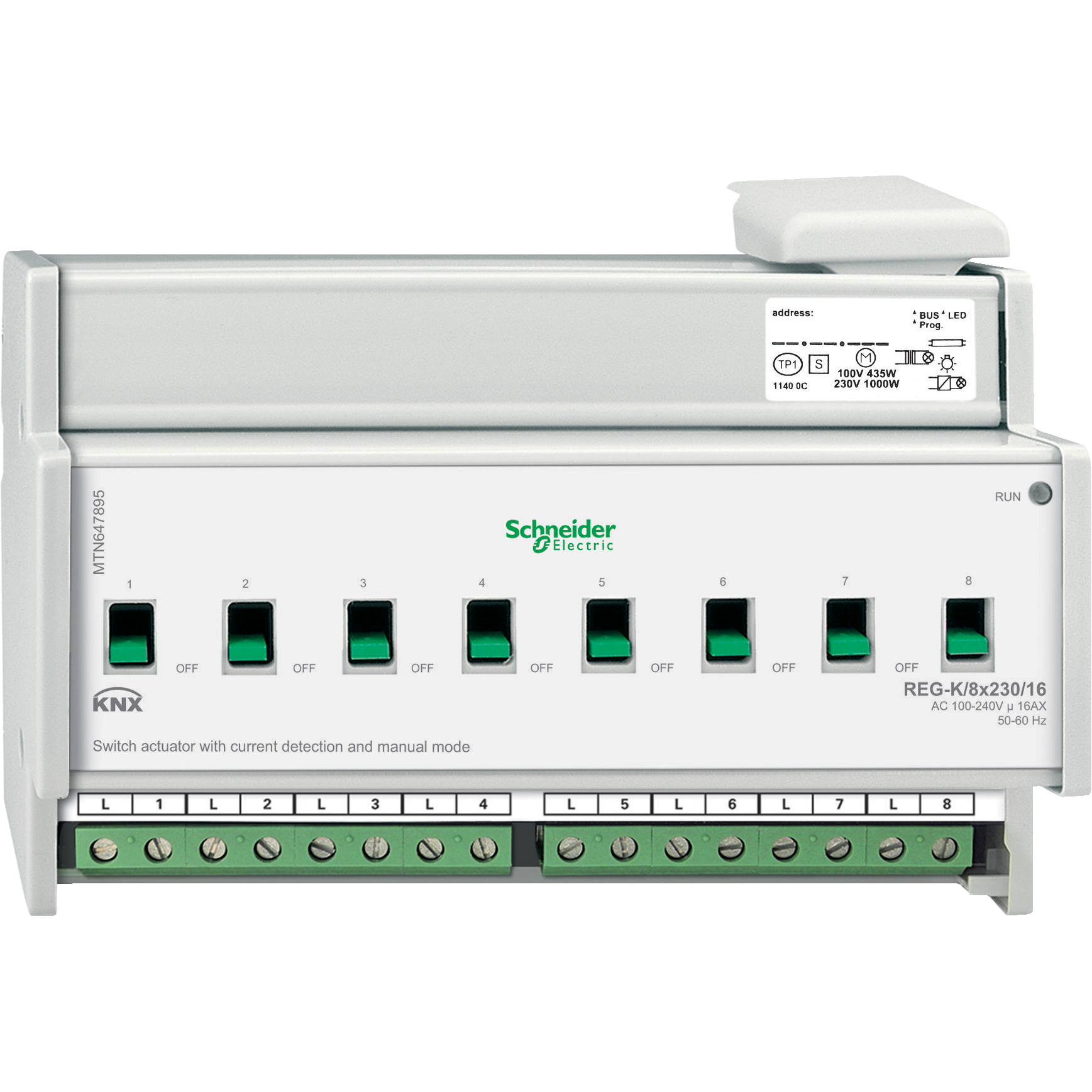 KNX SWITCH ACT.REG-K 8G W.CURR.DETEC.