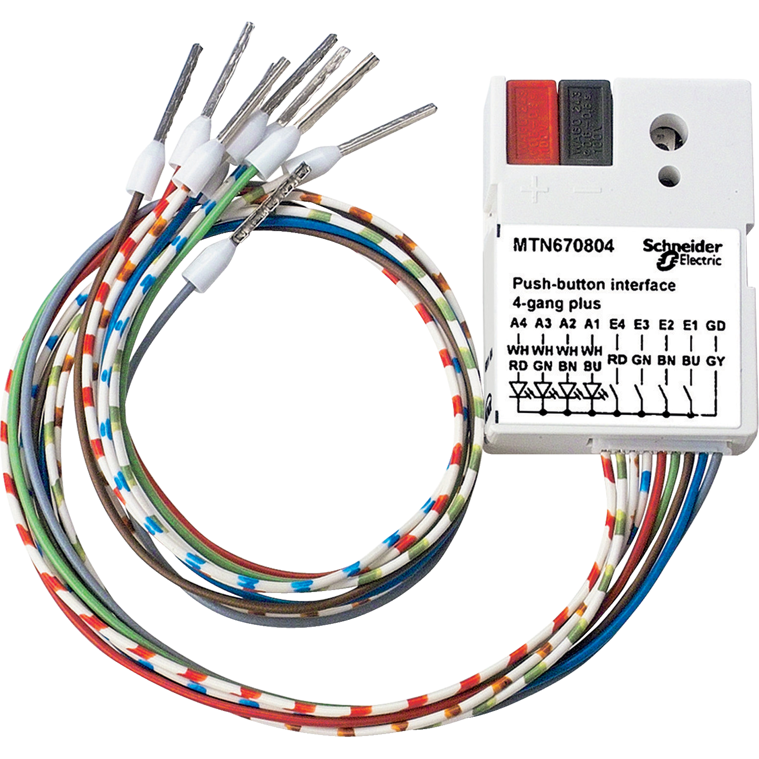 KNX PUSH-BTN.INTERFACE 4G PLUS PW