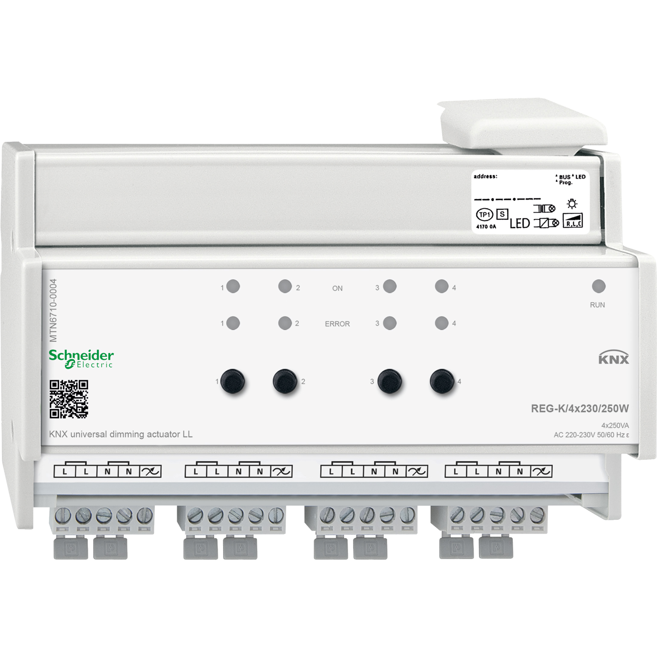 KNX LED DIM LLREG-K/4x230/250 W