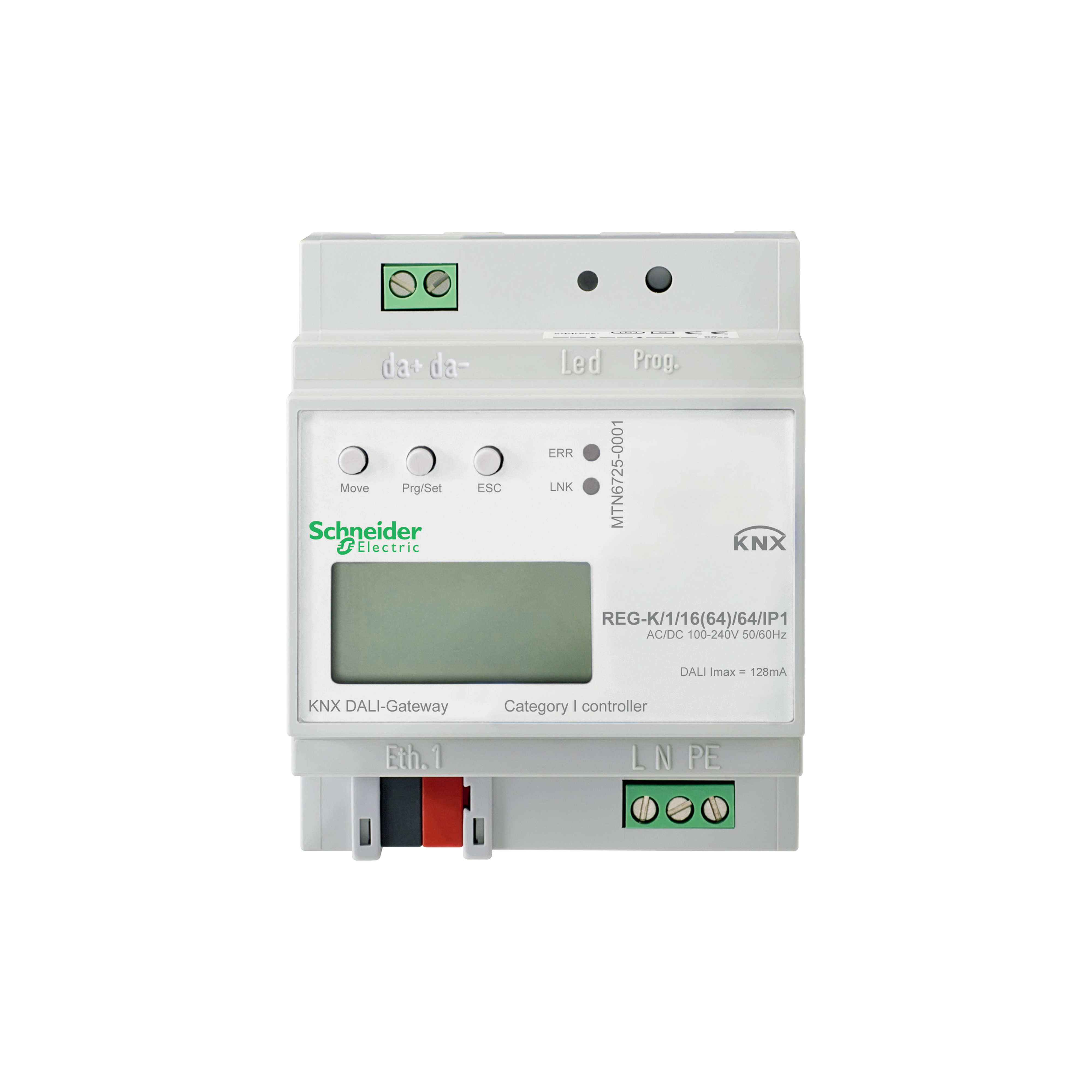 KNX DALI gateway REG-K/1/16(64)/64/IP1