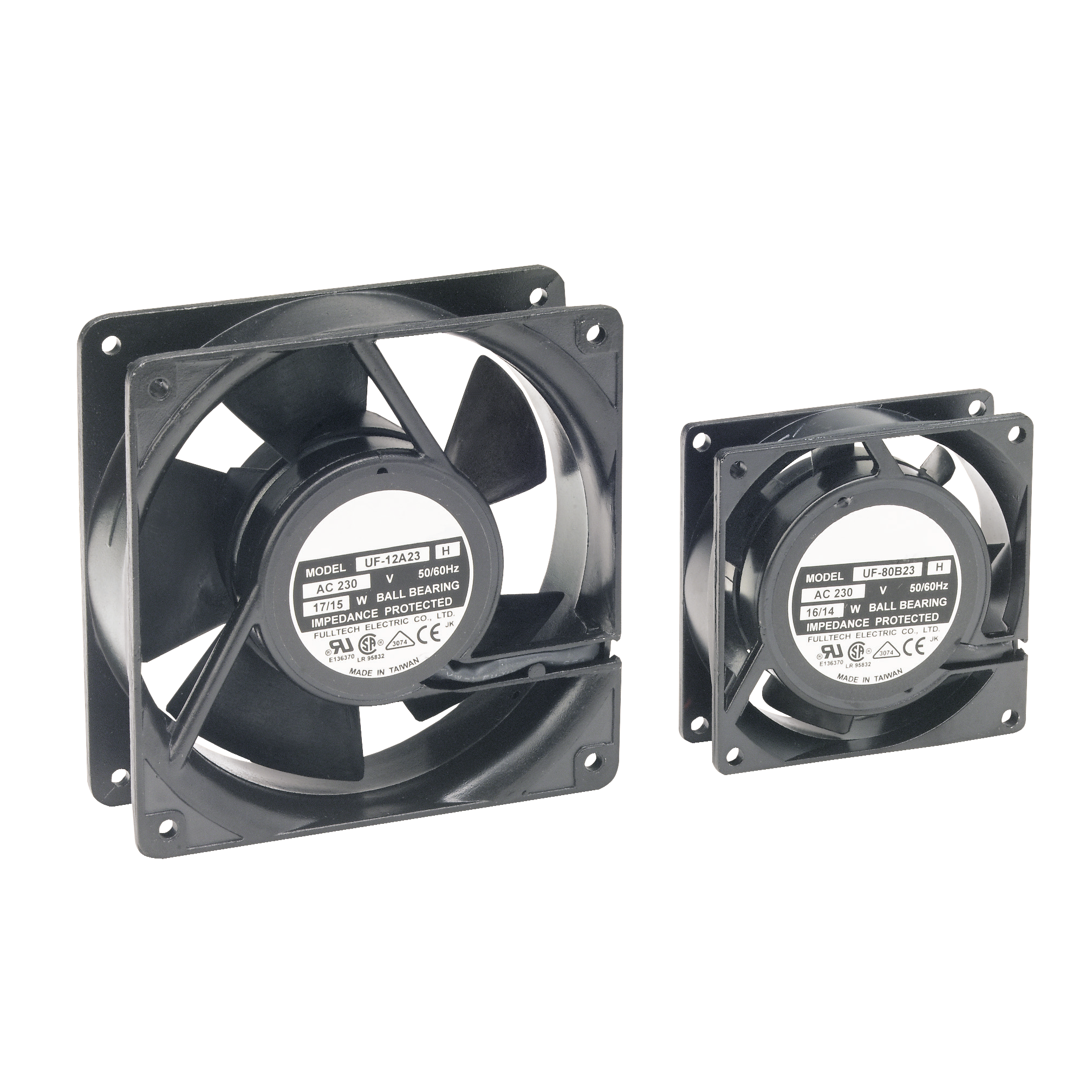 Ventilator 156 m3/h, 17W, 230VAC, 120x120mm, IP20