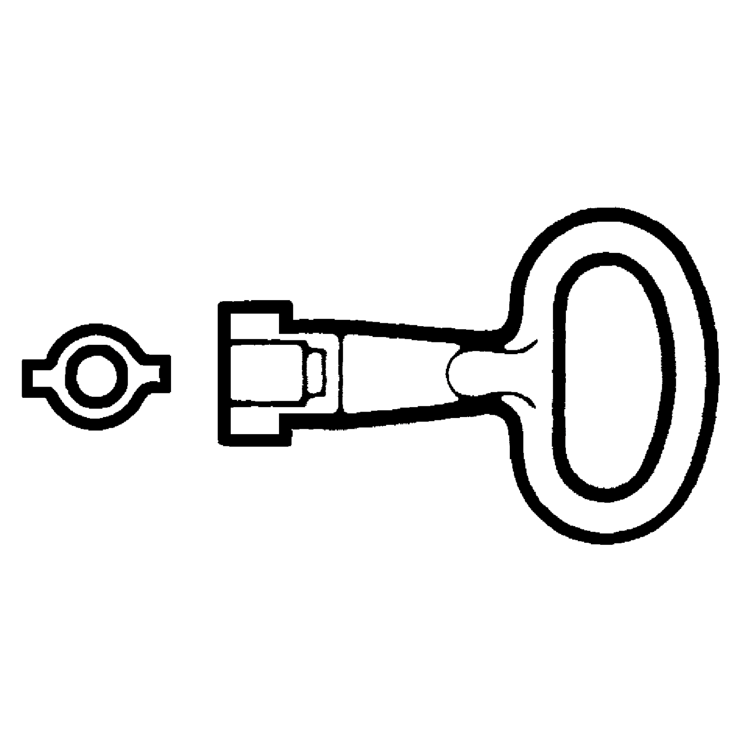 Spacial: kljuc za standardnu bravu, "double bar" 5mm