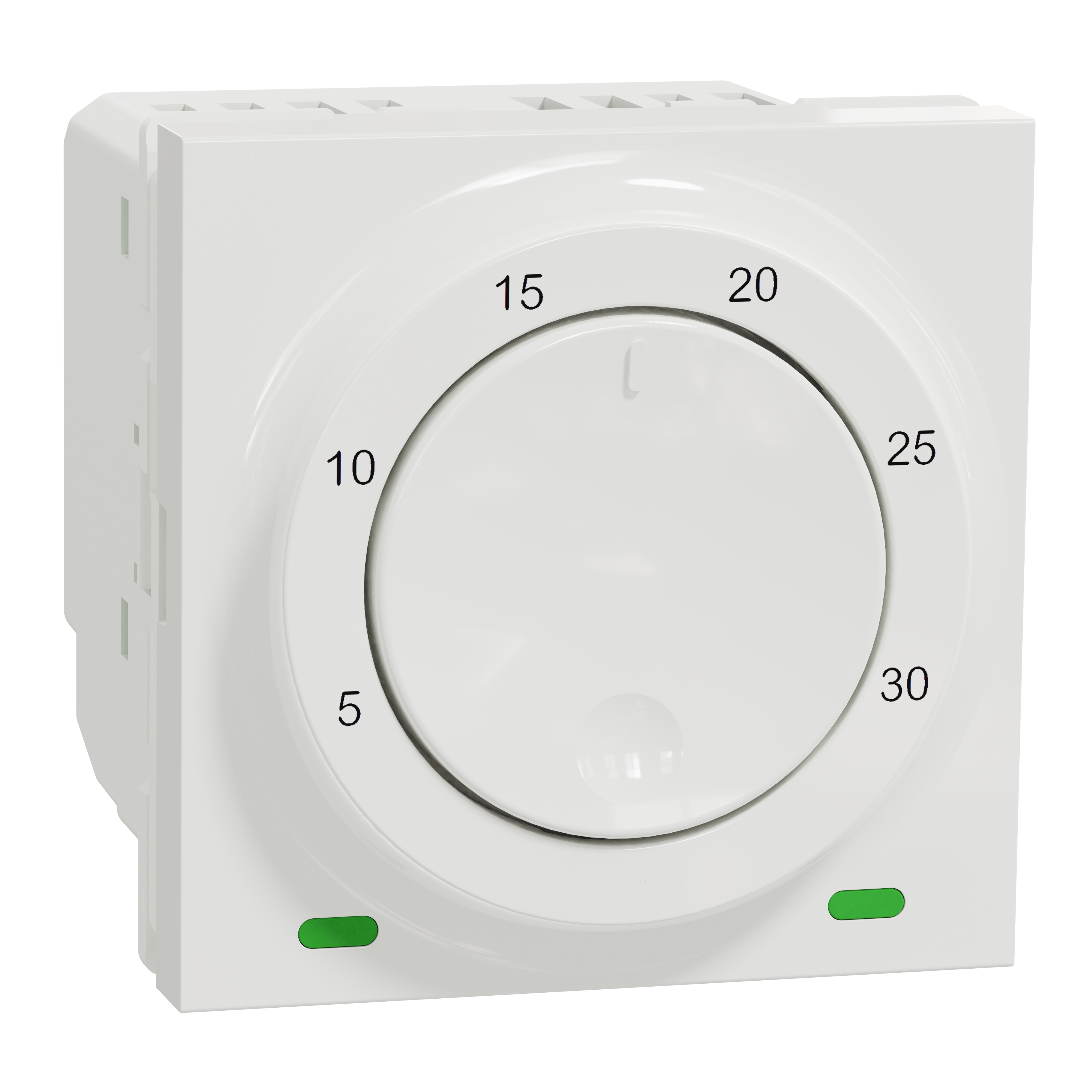 Unica N: 2M sobni termostat, 8A, +5° C do +30°C , beli