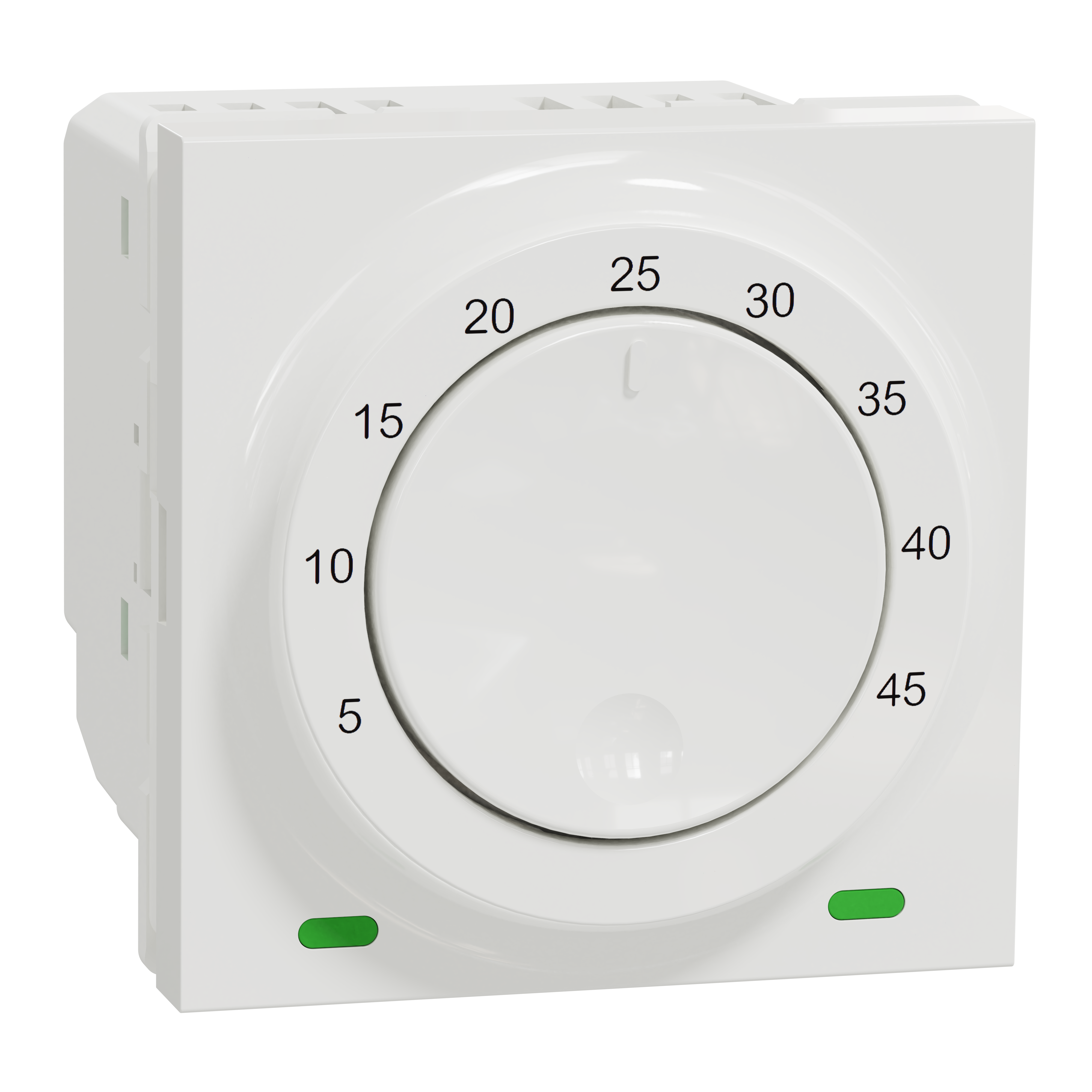 Unica N: 2M podni termostat, 10A, +5° C do +45°C , beli