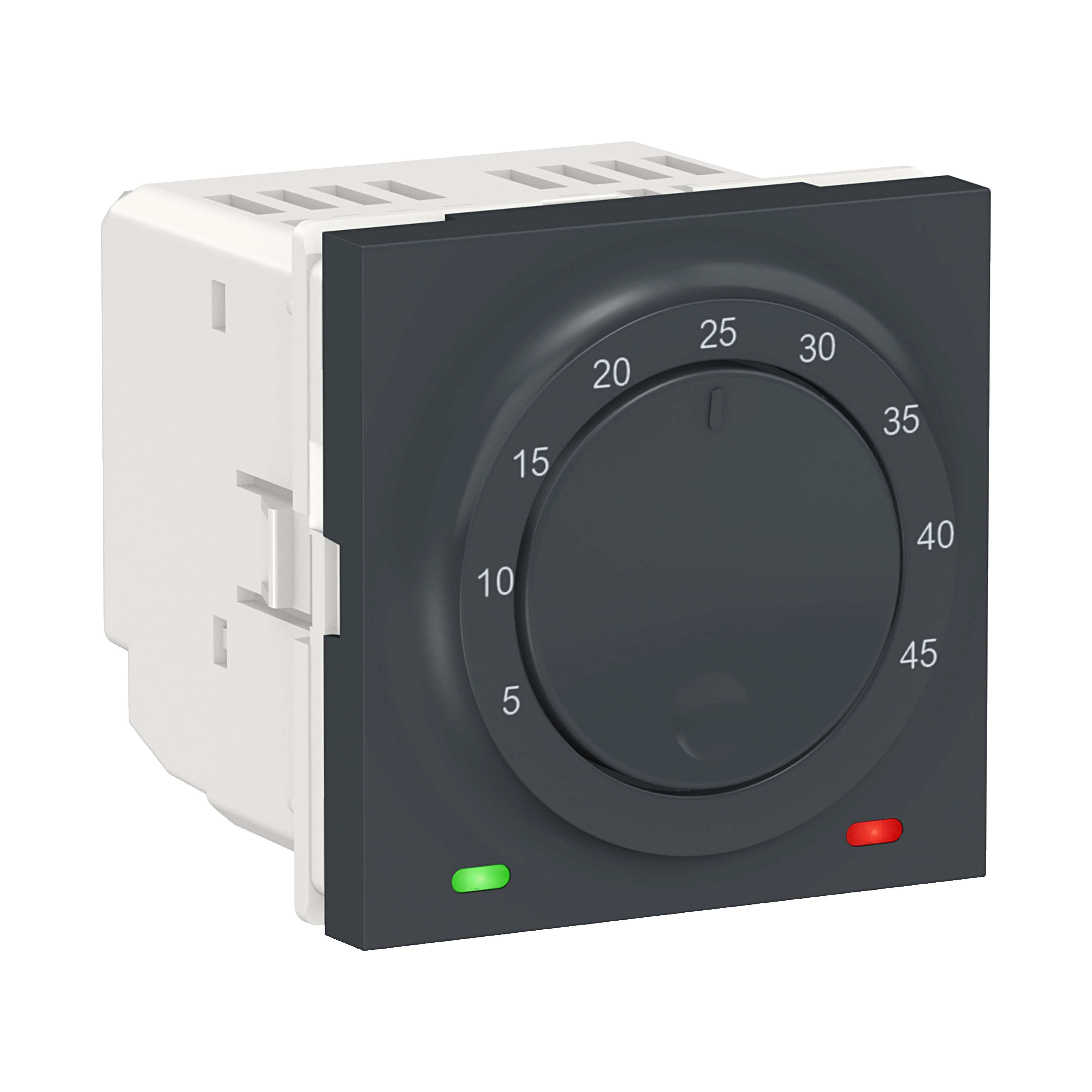 Unica N: 2M podni termostat, 10A, +5° C do +45°C , antracit