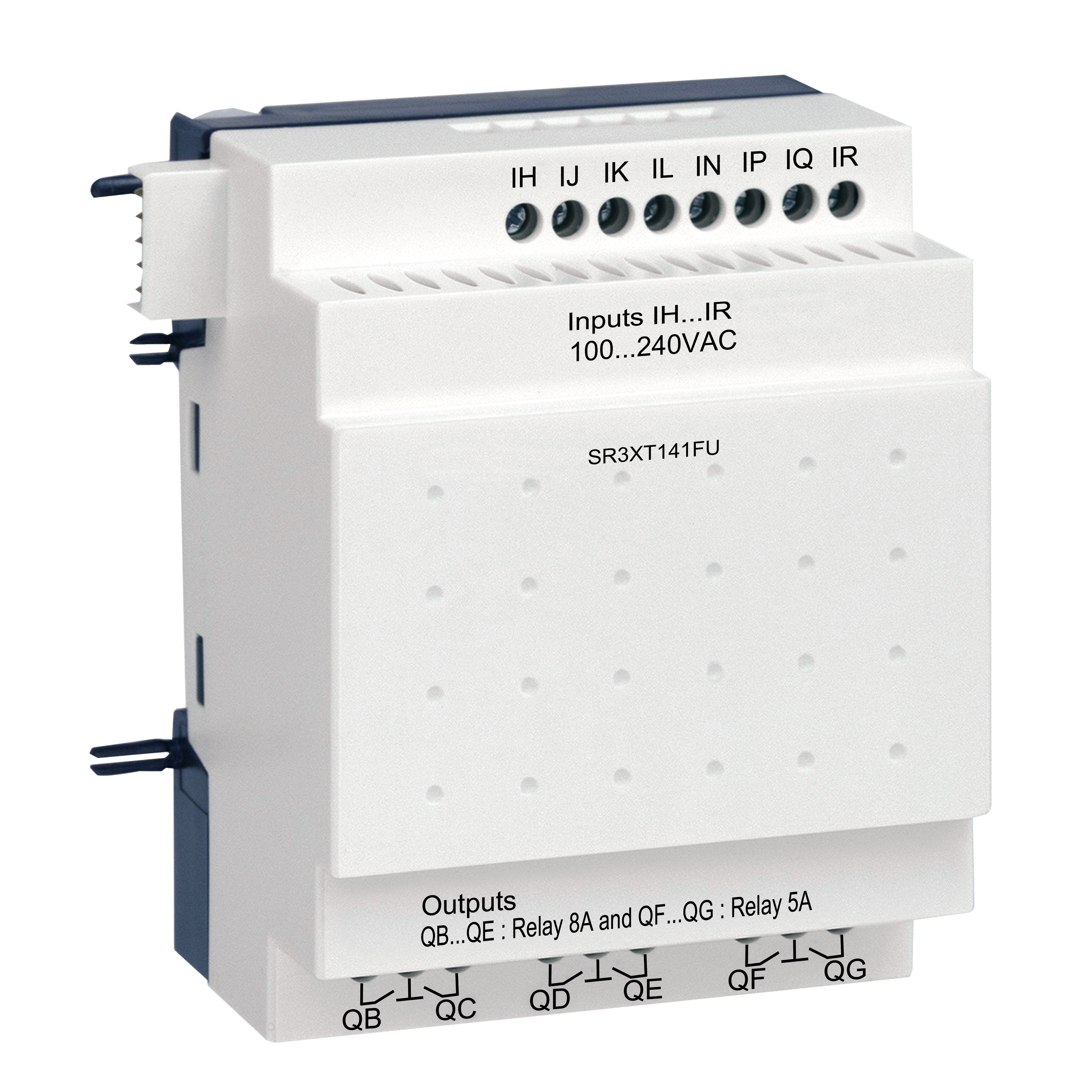 ZELIO: Dodatni U/I modul, 8 ulaza, 6 relejna izlaza, napajanje 100…240V AC