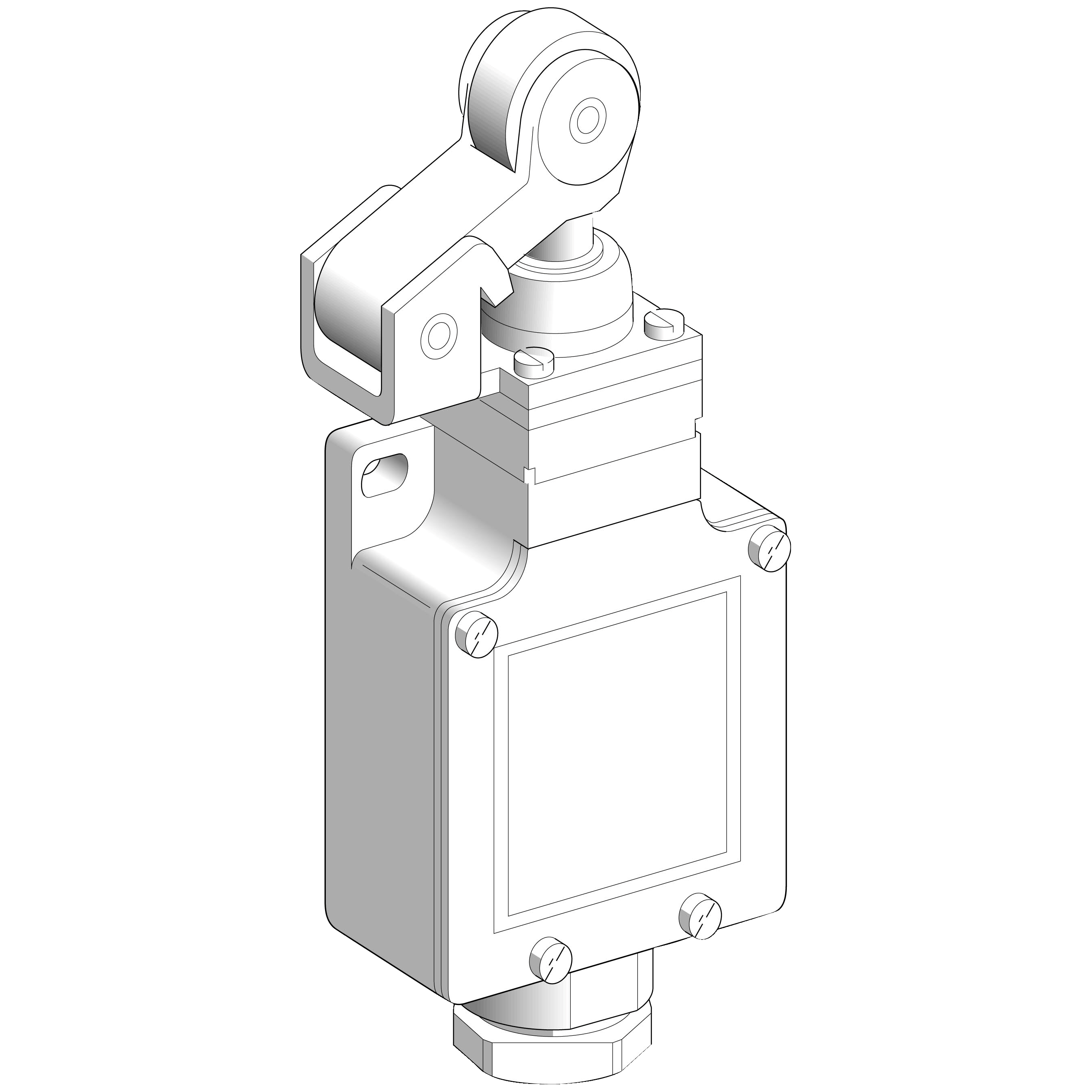 Krajnji prekidac, metalni, 1NO+1NC, IP 66